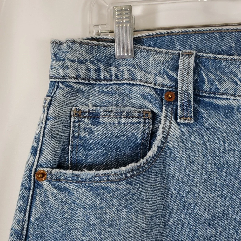 Universal Thread Woman's Medium Wash Denim Maxi Skirt ~ Blue - Picture 8 of 13